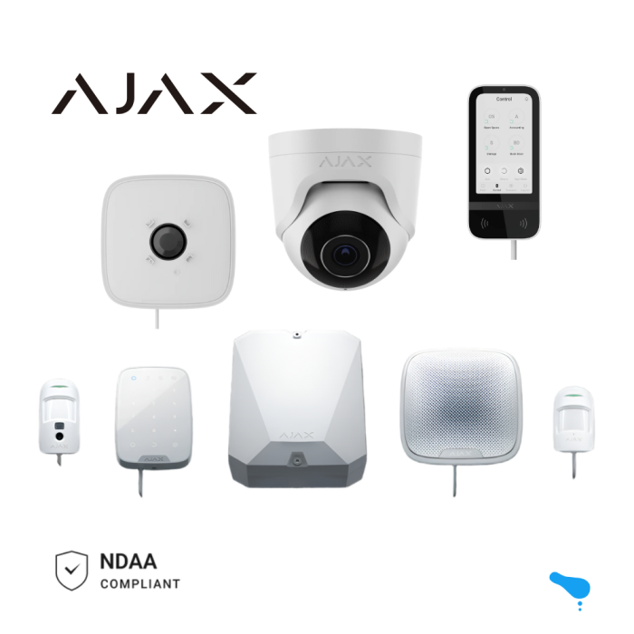 AJAX Fibra Wired Surveillance System